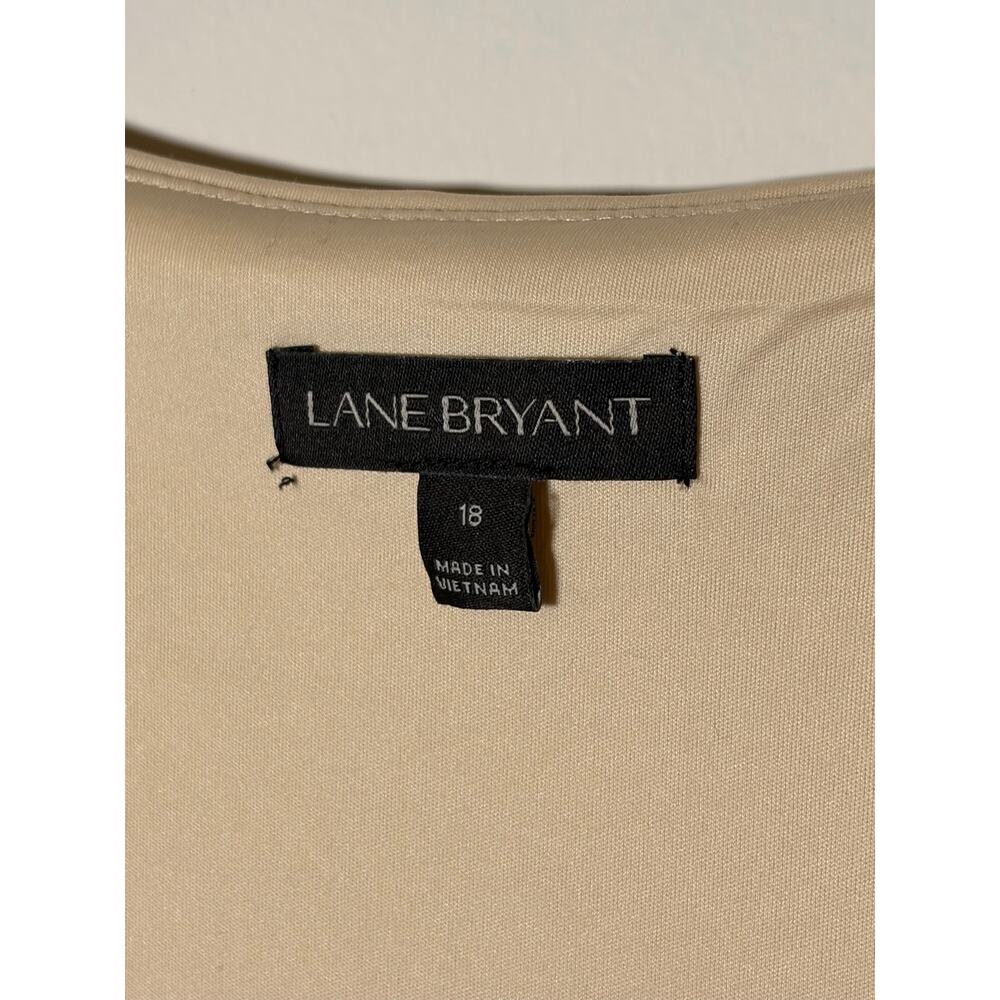Lane Bryant Women's Size 18 Gold Sequin V-Neck Short Sleeve Party Holiday Top - Picture 5 of 5